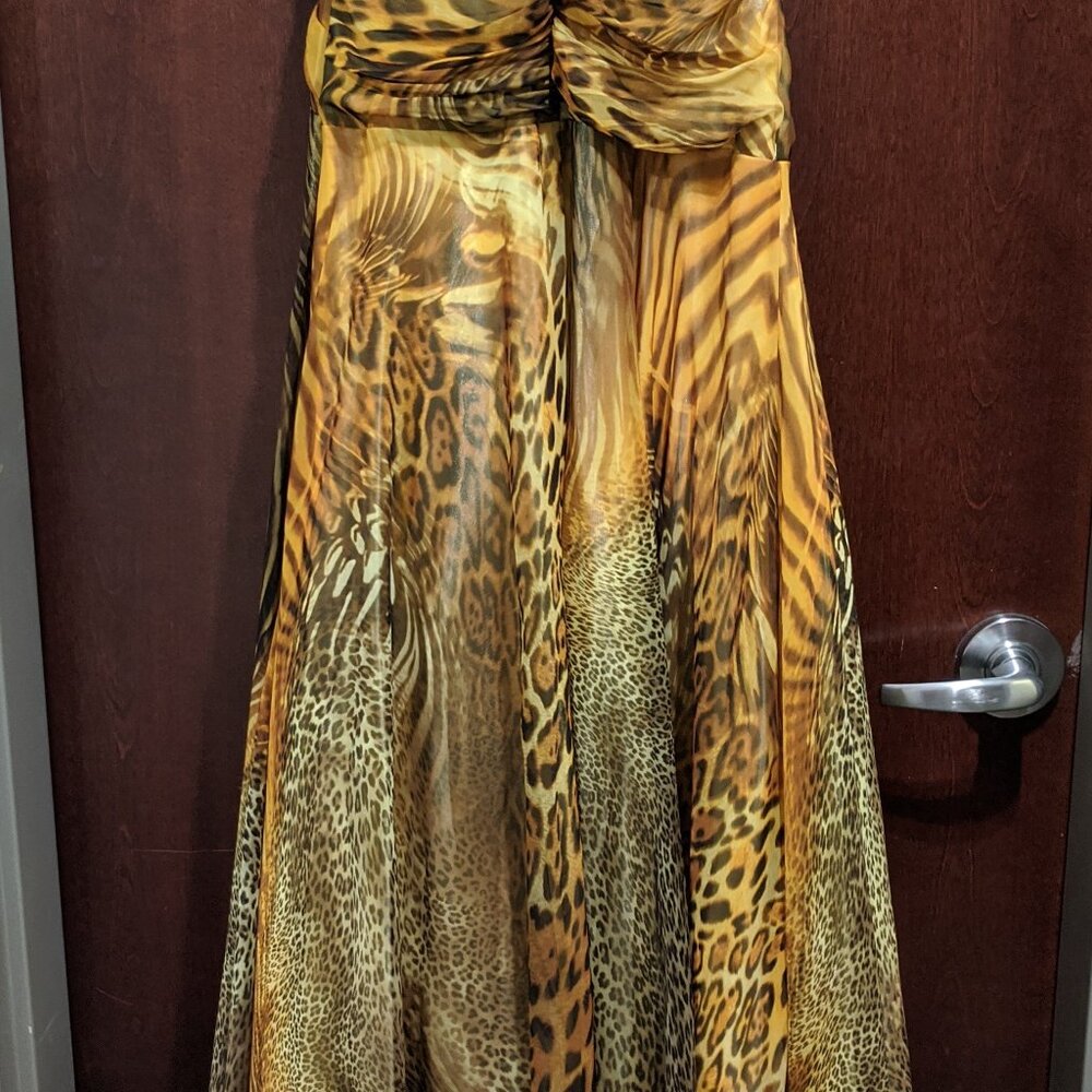 Jolie Prom 9549 Size 8 Leopard Prom Dress - Picture 6 of 8
